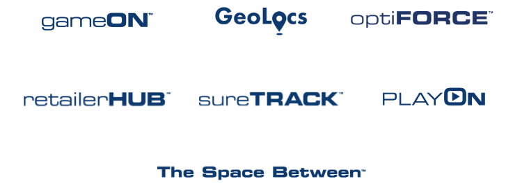 gameON™ - Life Cycle Management GeoLocs – Geolocation Solution optiFORCE™ - Sales Force Automation playON™ - Loyalty Solution retailerHUB™ | sureTRACK™ | The Space Between™